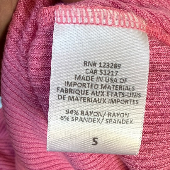 Michael Lauren Vibrant Pink Knit Top size S - Picture 8 of 13